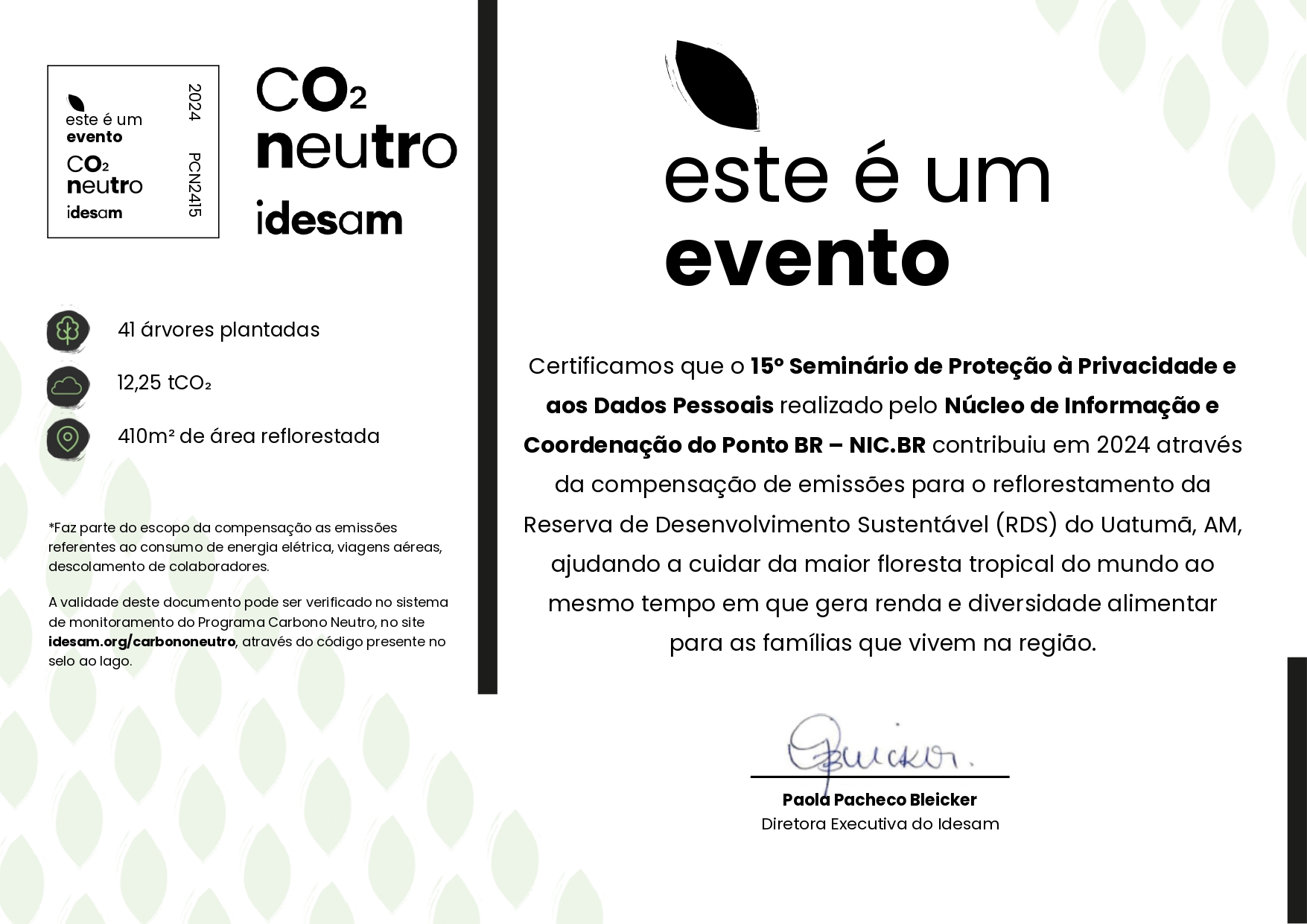 certificado carbono neutro